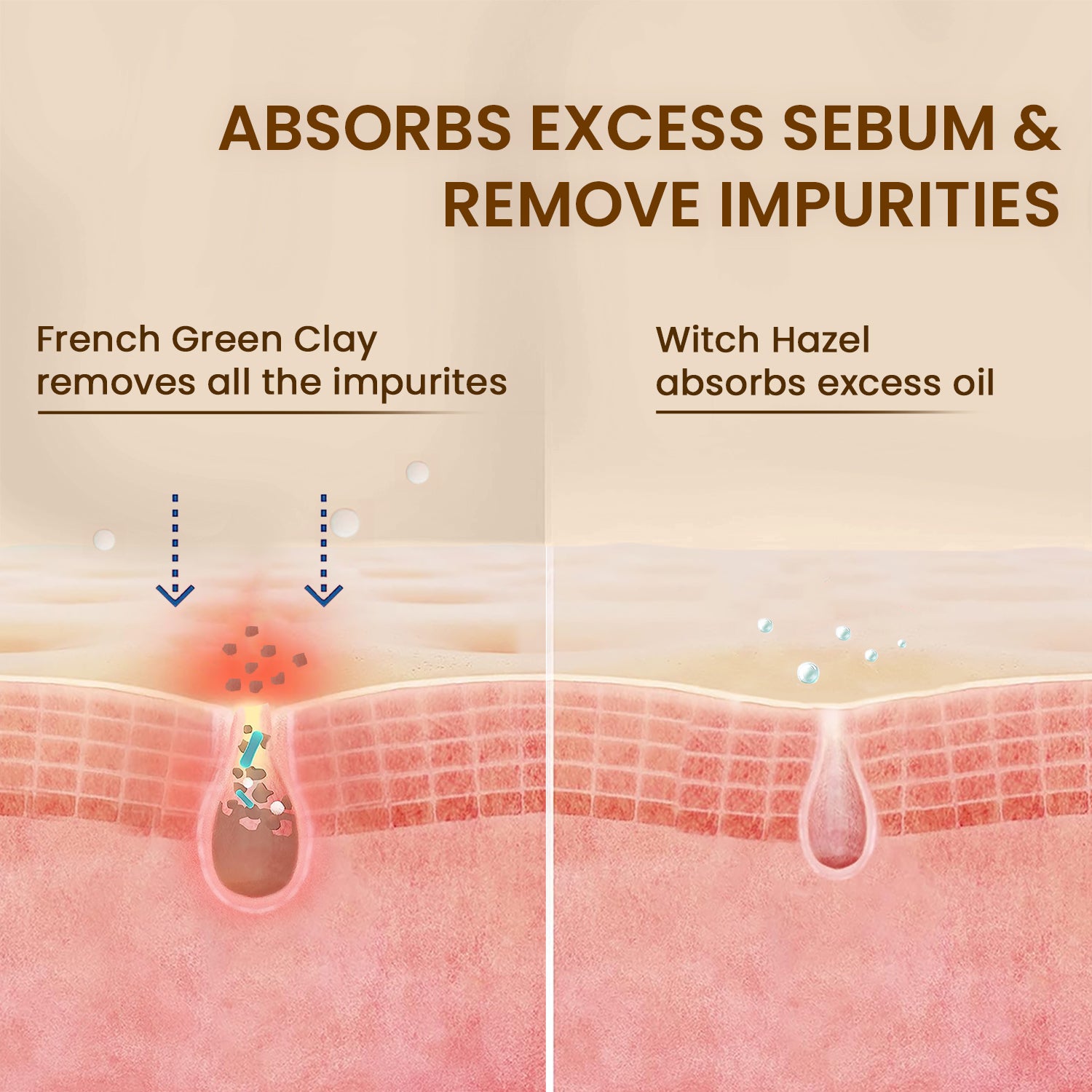 Moringa Purifying Face Pack | Removes Tan & Controls Excess Oil | Brightens & Revitalizes Skin | 100g