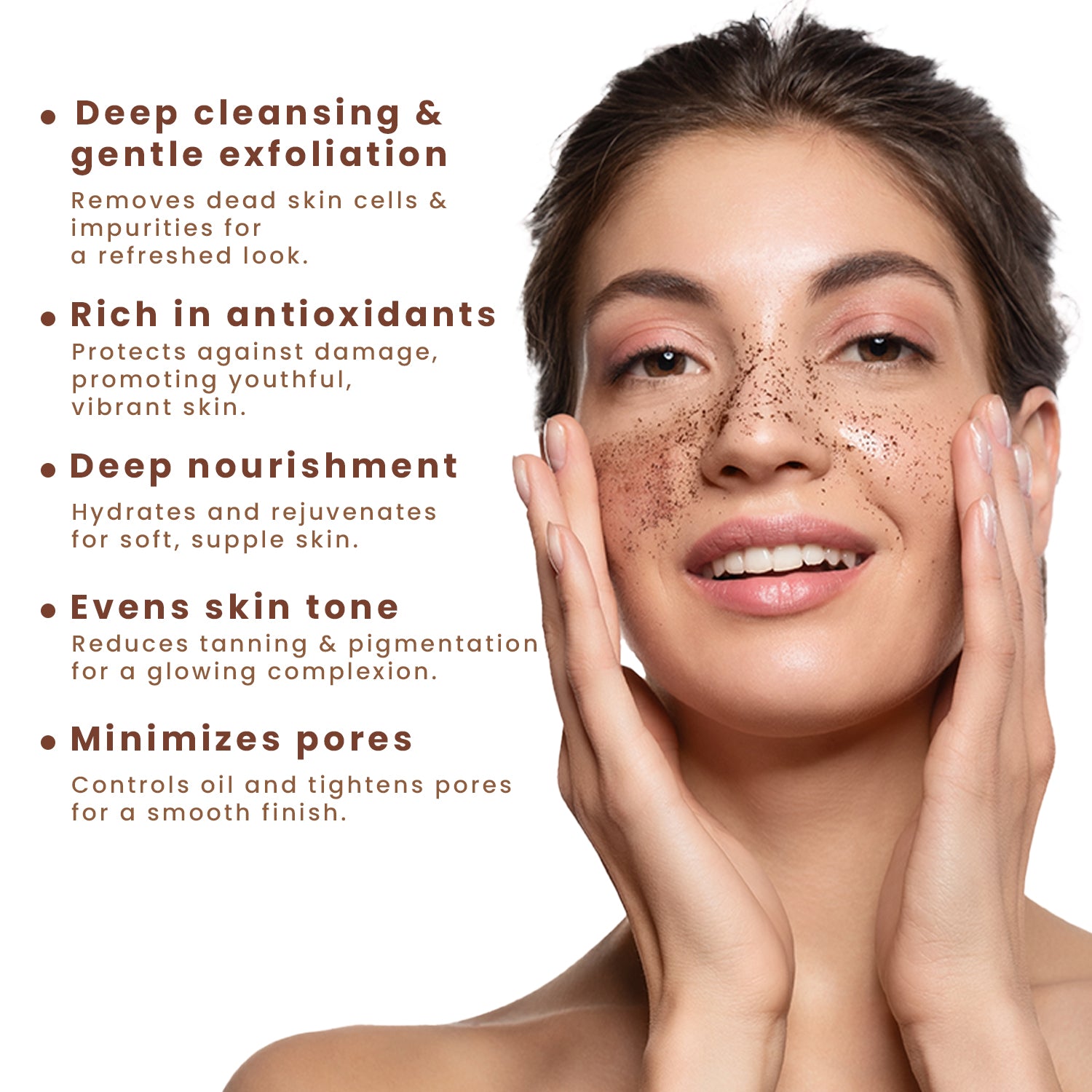 Glowing Skin Scrub | Deep Exfoliation & Brightening | Smooth, Radiant Skin | 100g