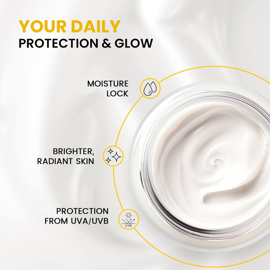 Glowing Skin Day Cream SPF 30 + Moisturiser - The Skin Story - Face Care