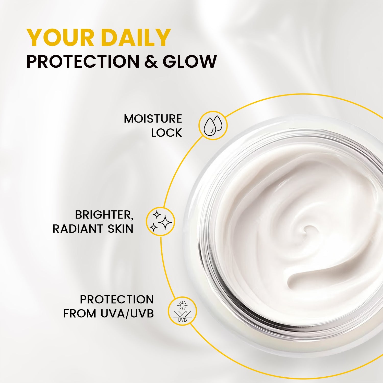 Glowing Skin Day Cream SPF 30 + Moisturiser - The Skin Story - Face Care