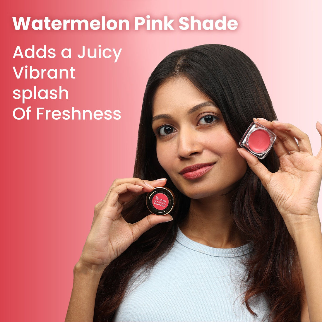 Lip & Cheek Tint Pretty Pink - The Skin Story - Lip & Cheek Tint