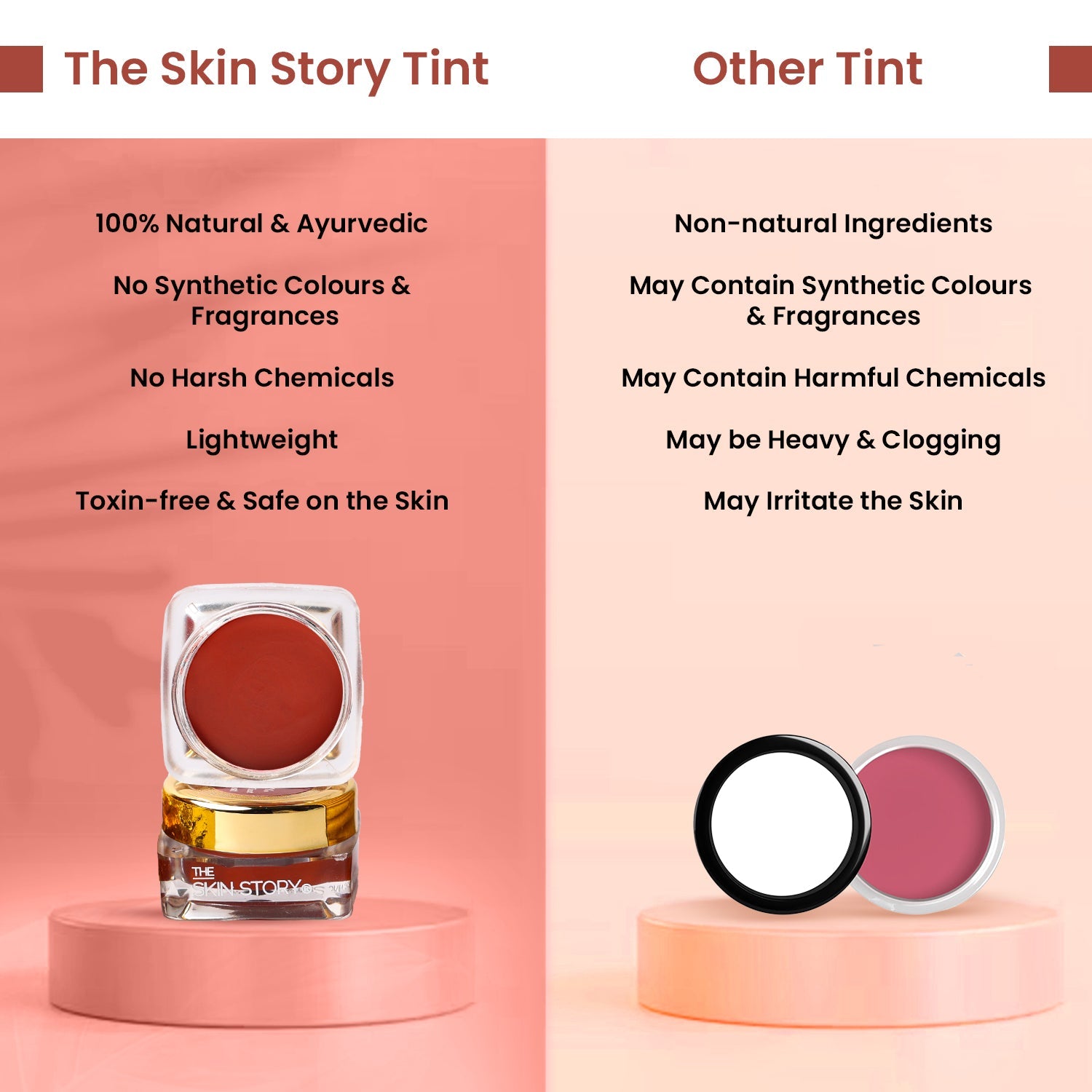 Lip & Cheek Tint Radiant Rust - The Skin Story - Lip & Cheek Tint