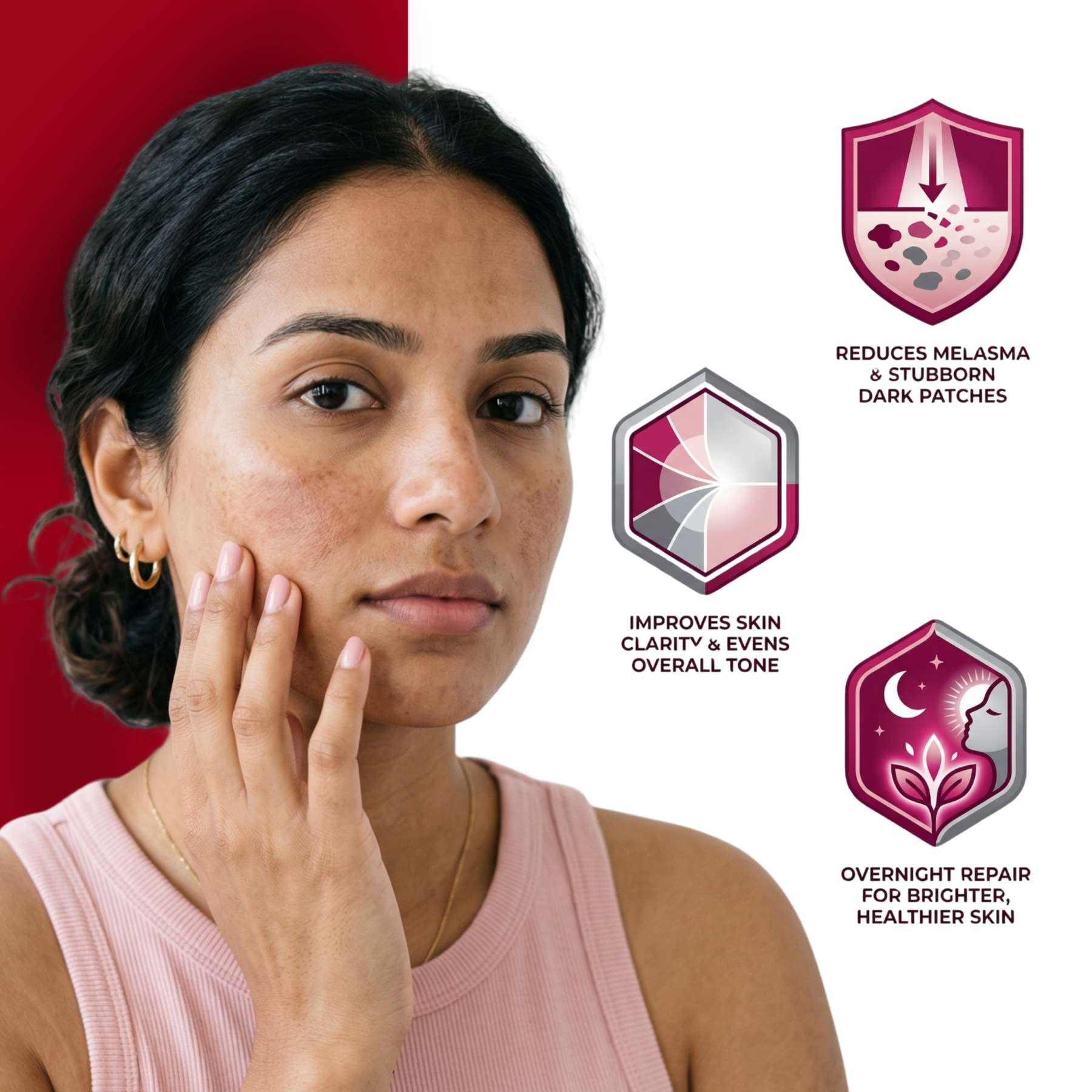 Melesma 3 Steps - Facewash+Serums - The Skin Story -