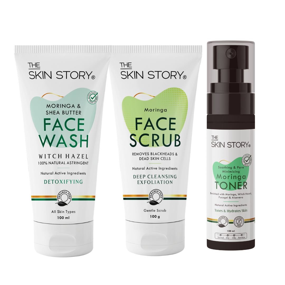 Moringa Glow Trio for Dull Skin - The Skin Story - Face Care