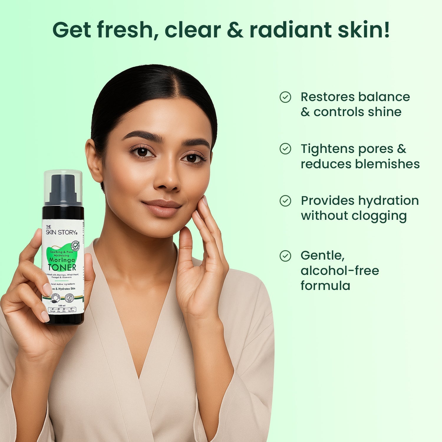 Moringa Glow Trio for Dull Skin - The Skin Story - Face Care