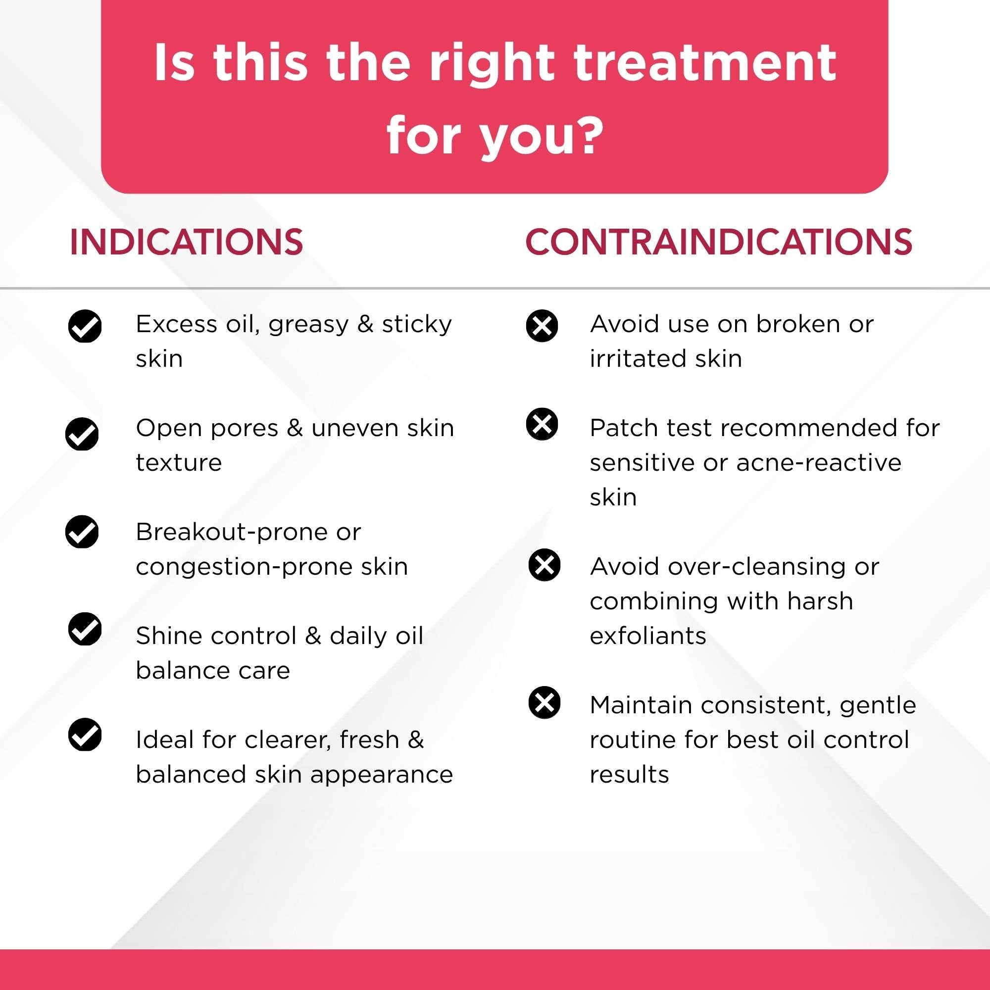Oil Control 2 Steps - Facewash+Oil Free Moisturiser - The Skin Story -