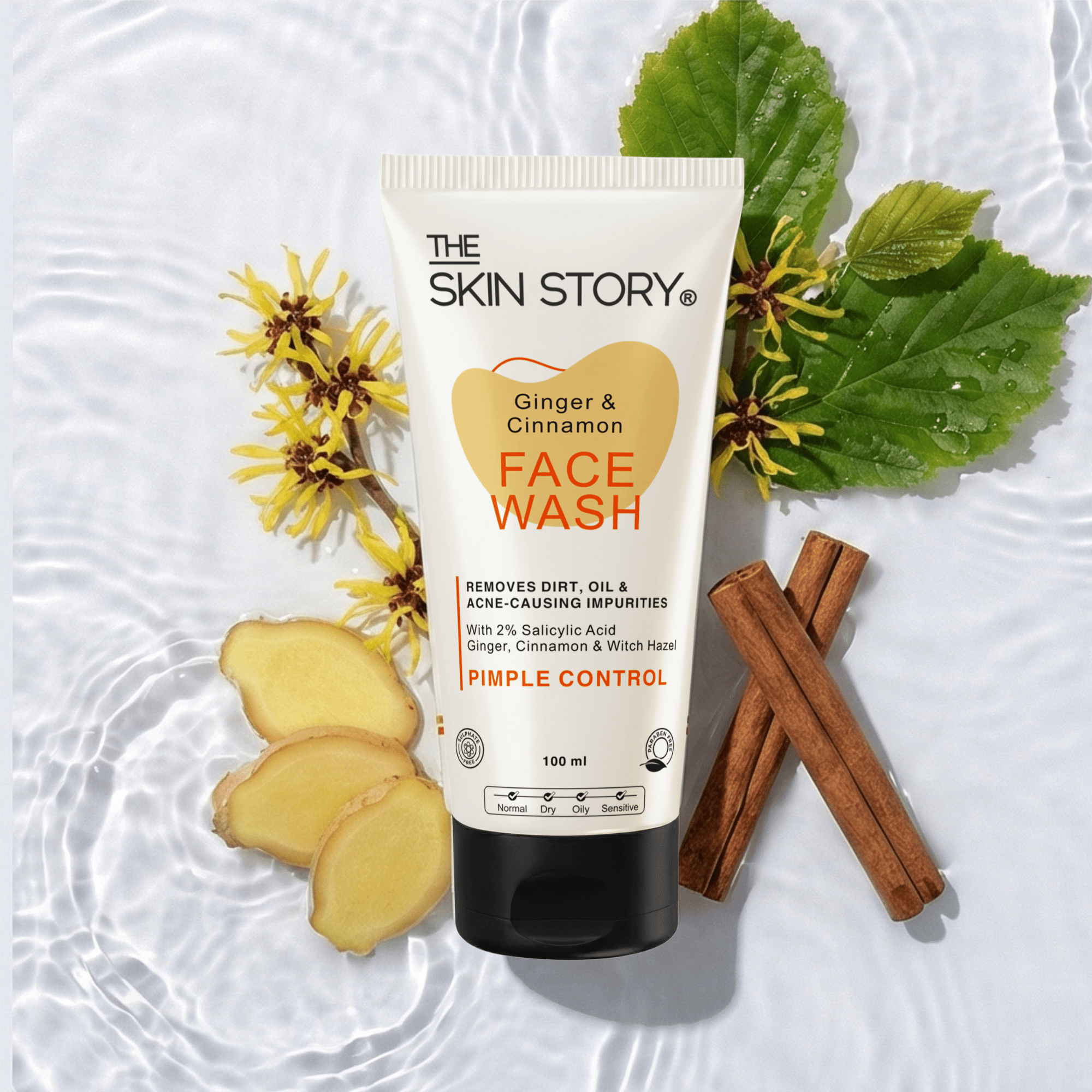 Pimple & Acne Control Face Wash - The Skin Story - Facewash