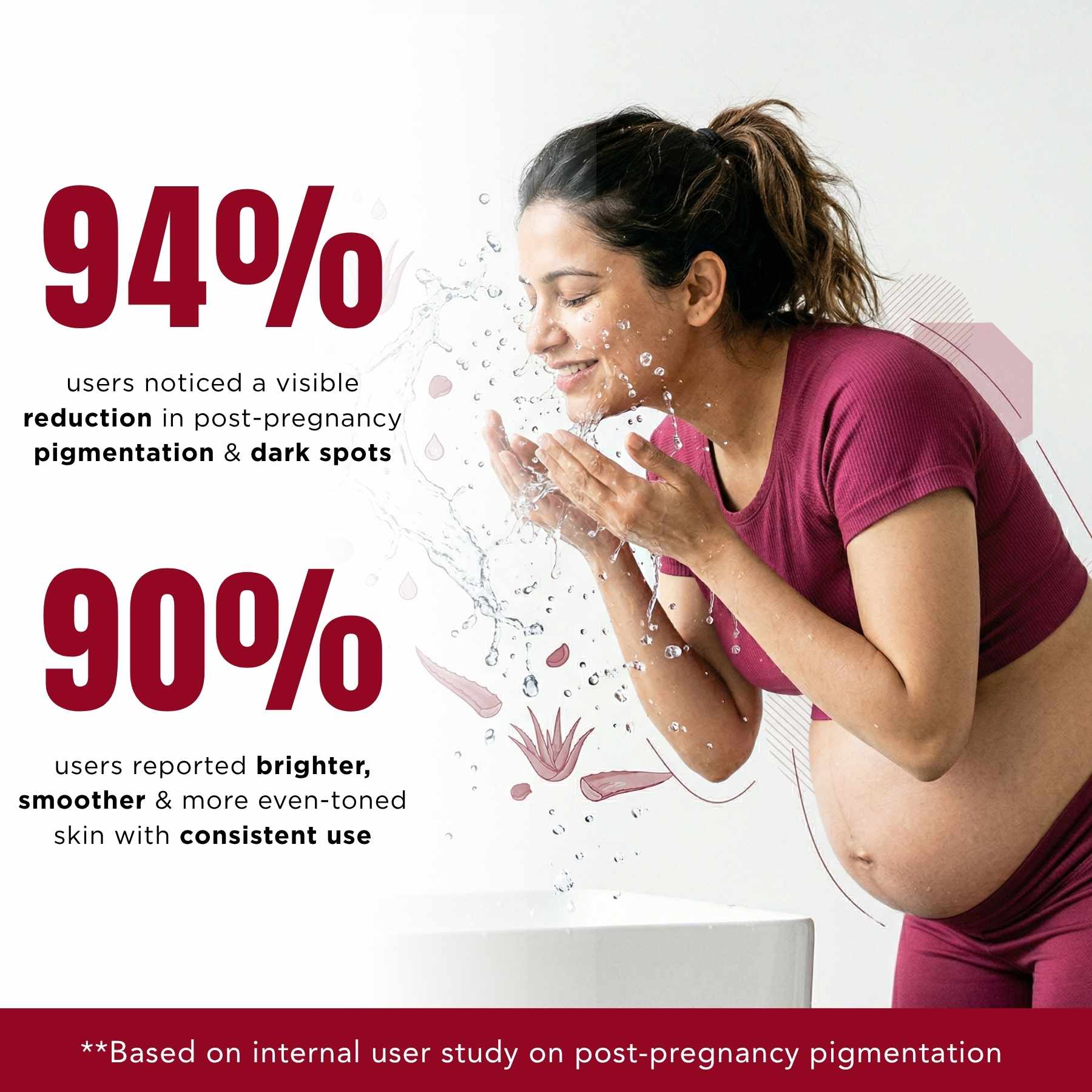 Post Pregnancy 2 Step - Facewash+10% Vitamin C Face Serum - The Skin Story -