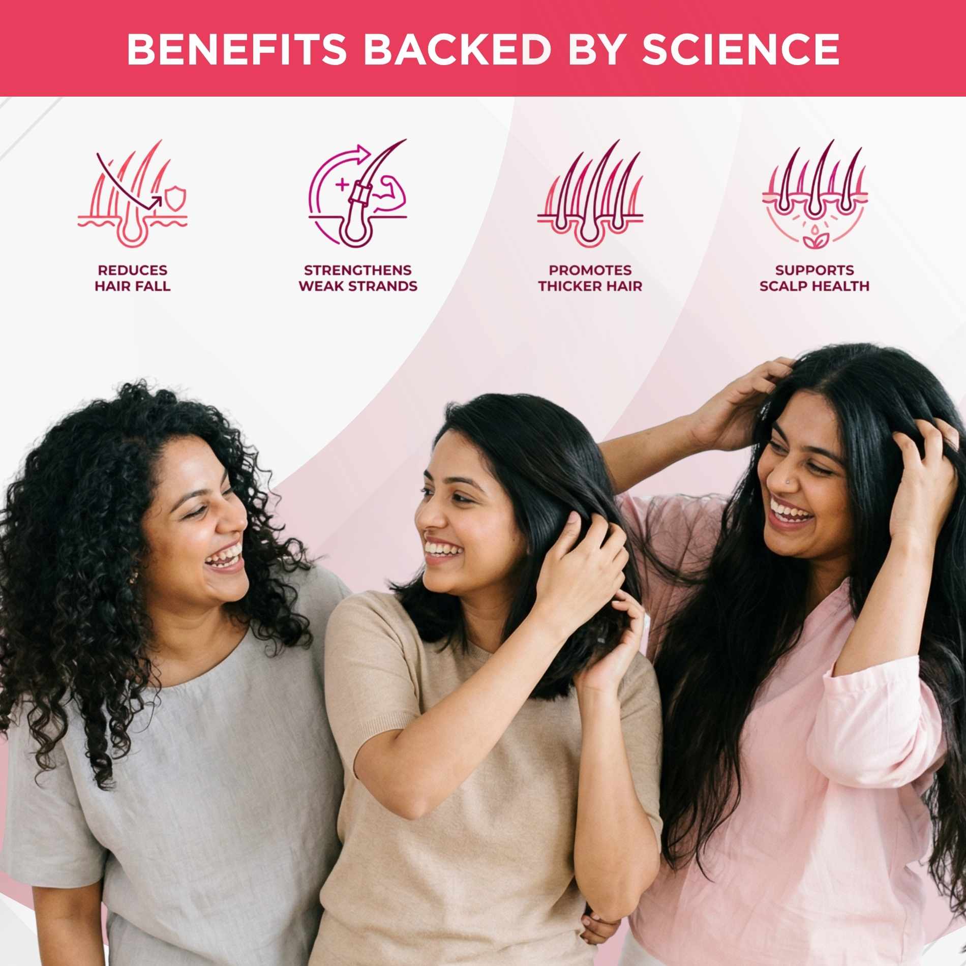 Postpartum Hairfall 3 steps - Nourishing & Moisturising Shampoo+Mask+Anti Frizz Hair Seum - The Skin Story -
