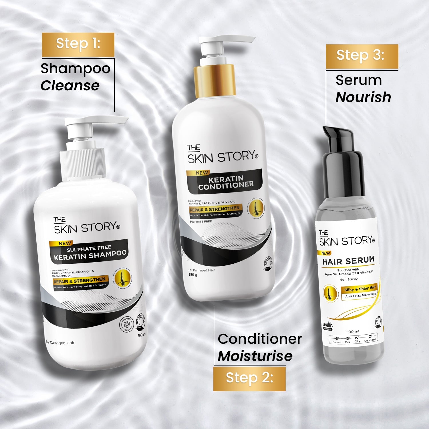 Sulphate - Free Keratin Conditioner - The Skin Story -