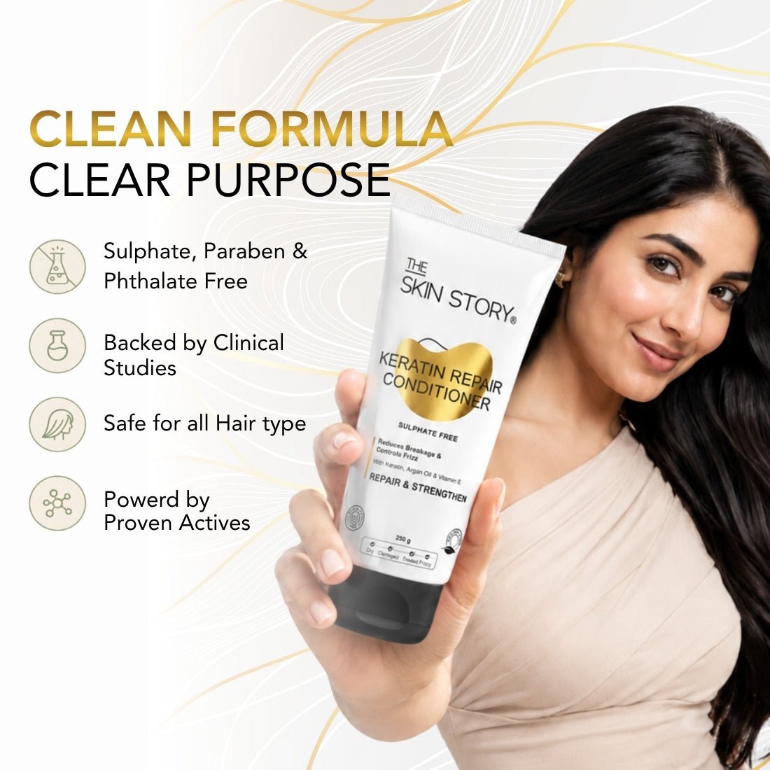 Sulphate - Free Keratin Conditioner - The Skin Story -