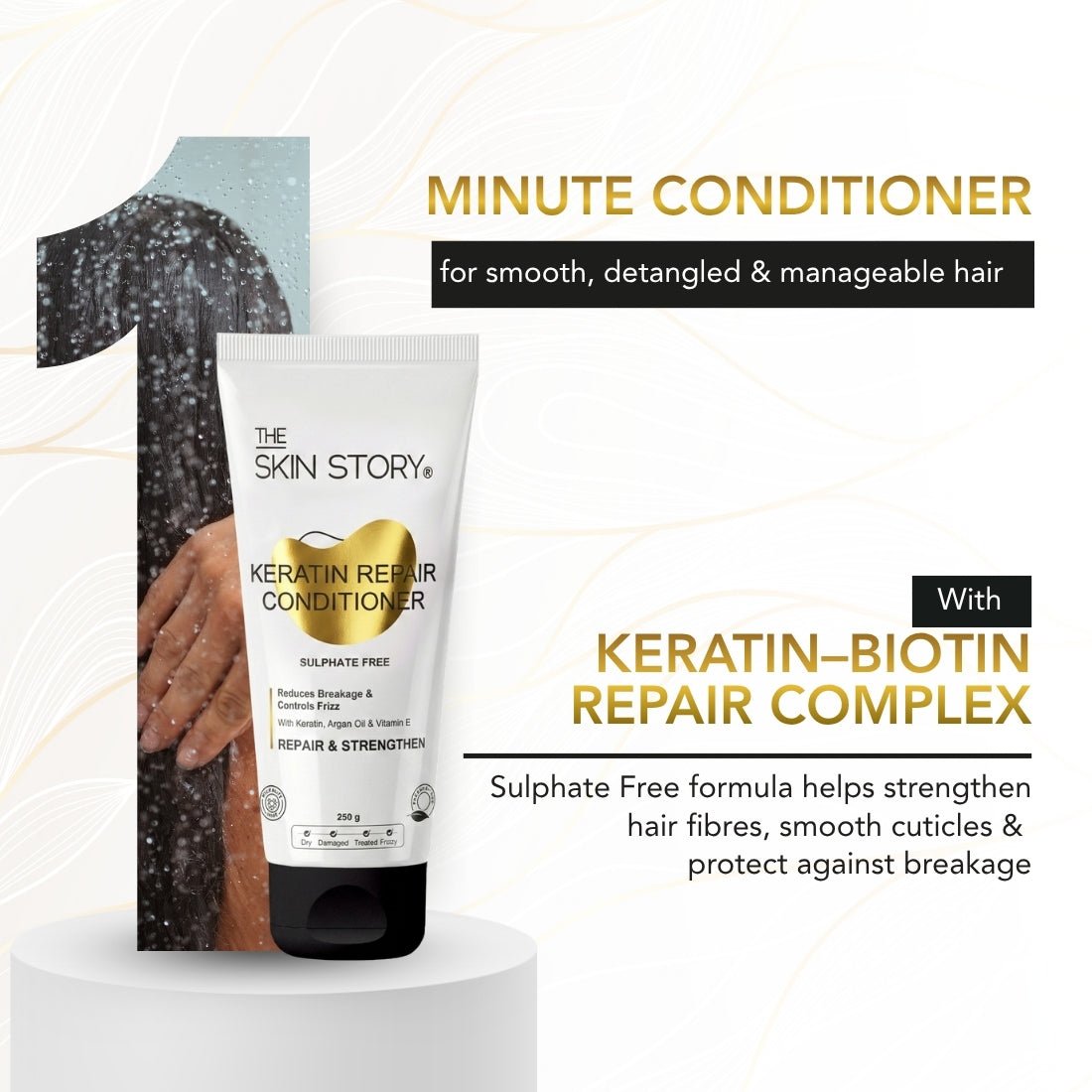 Sulphate - Free Keratin Conditioner - The Skin Story -