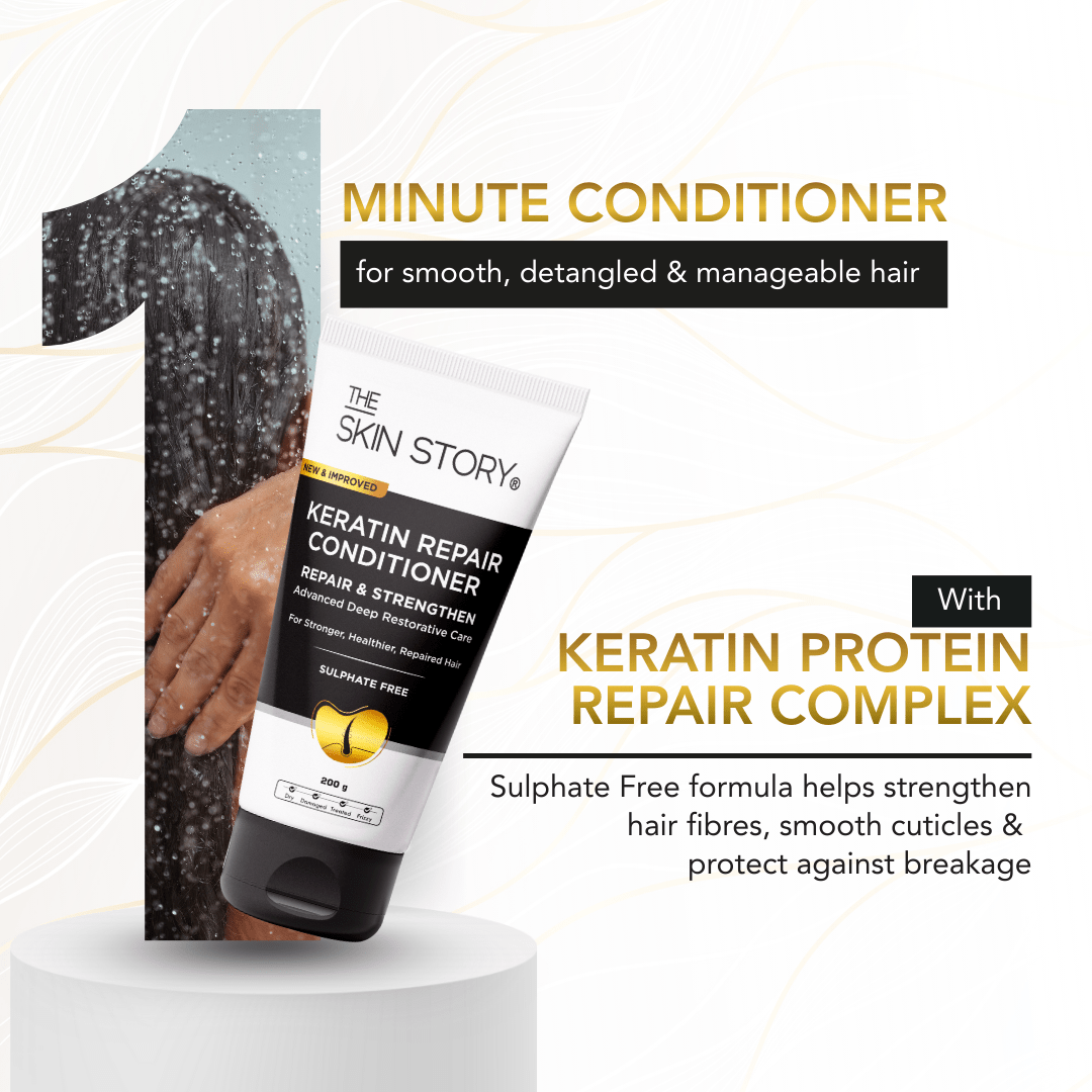 Sulphate Free Keratin Repair Conditioner - The Skin Story - Conditioner