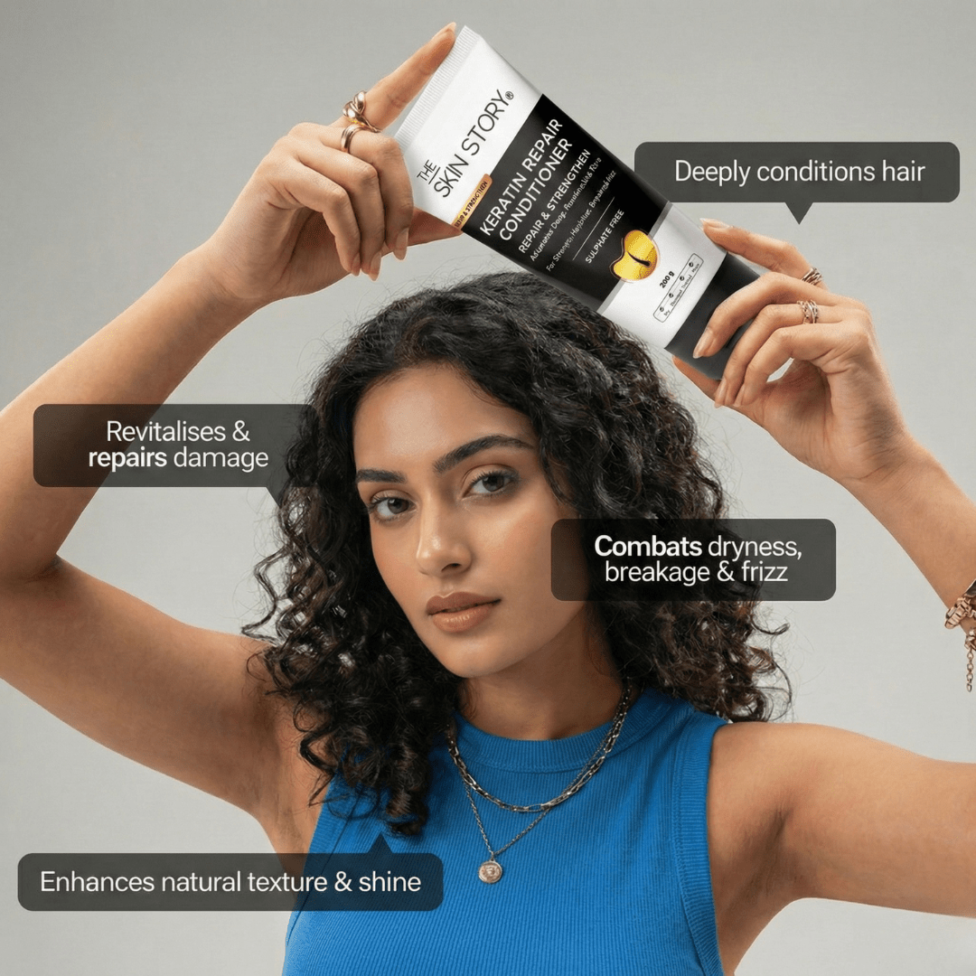Sulphate Free Keratin Repair Conditioner - The Skin Story - Conditioner