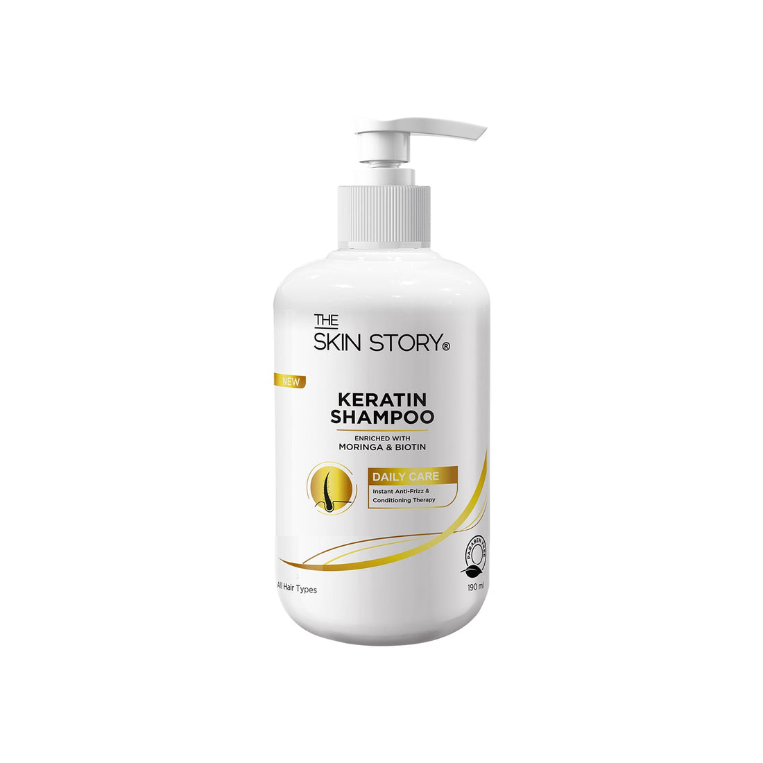 Stronger Hair Stronger You Hamper Keratin Shampoo, 190ml Keratin Conditioner, 100g Scrunchies Scalp Massager Comb - The Skin Story -