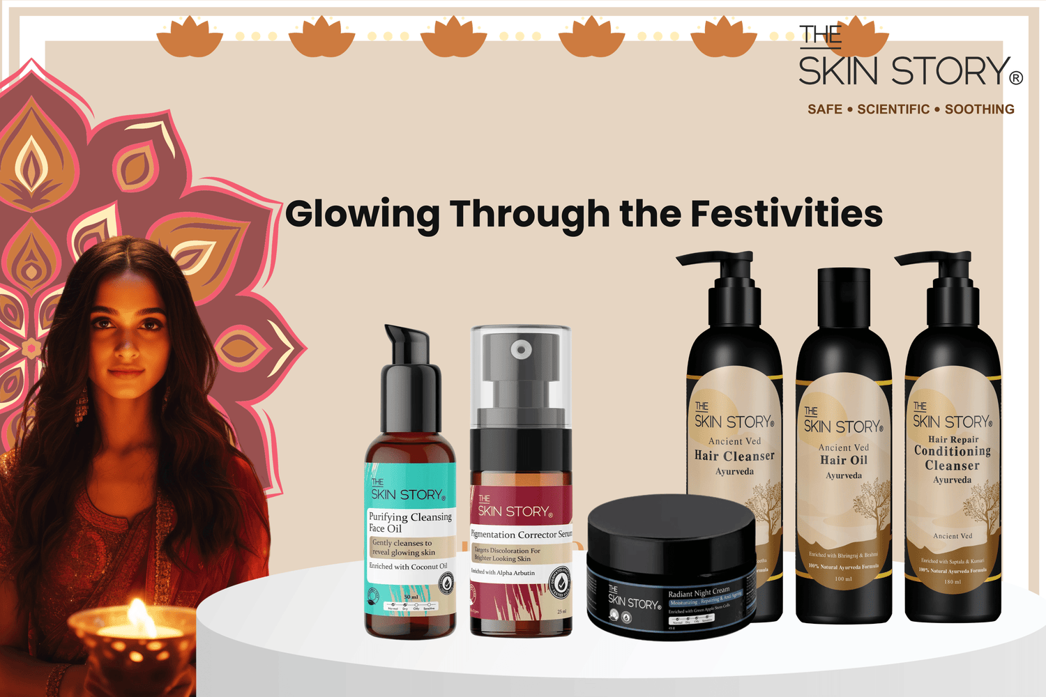 Glowing Through the Festivities: Your Ultimate Skincare Guide for the Festive Season with The Skin Story - The Skin Story