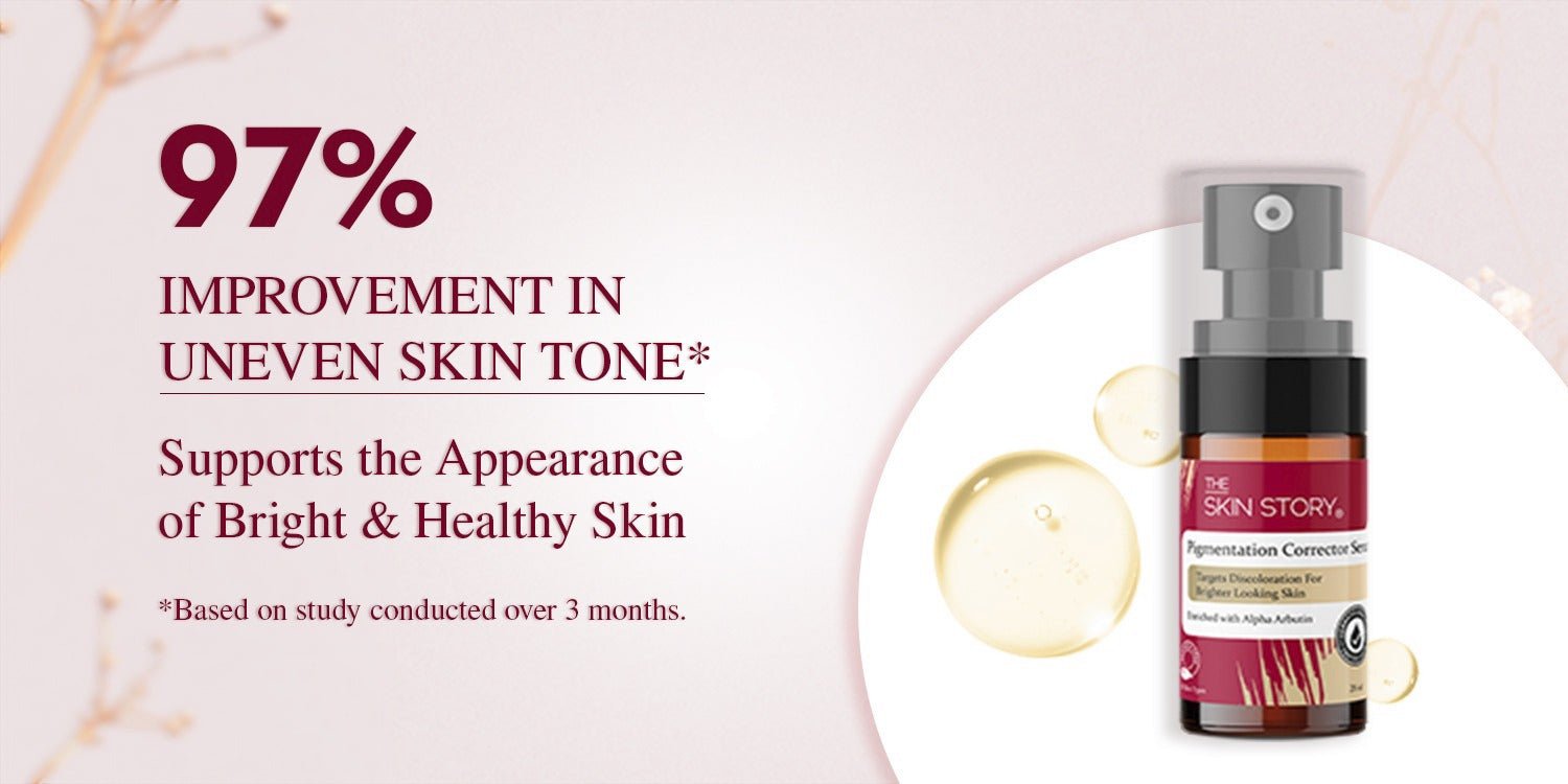 Pigmentation Corrector Serum : Unveil Radiant Skin with The Power of Alpha Arbutin, Niacinamide, and Licorice Extract - The Skin Story