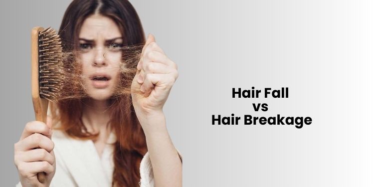 Hair Fall vs Hair Breakage — The Real Difference (And Why It Matters for Treatment)