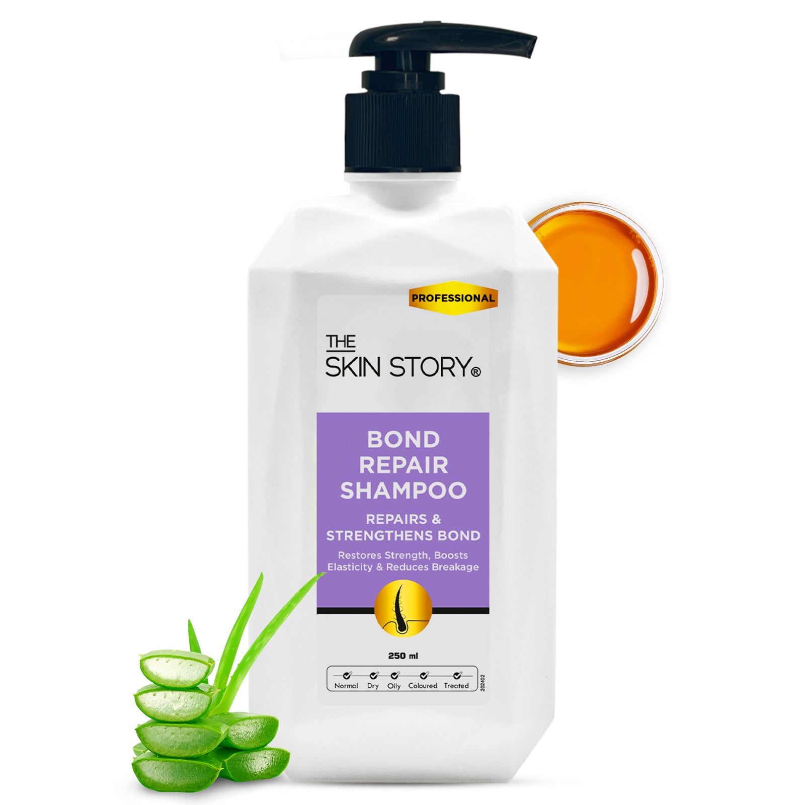 Bond Repair Shampoo Deep Repair &amp; Hydration FiberHance™ &amp; Aloe Vera 250ml