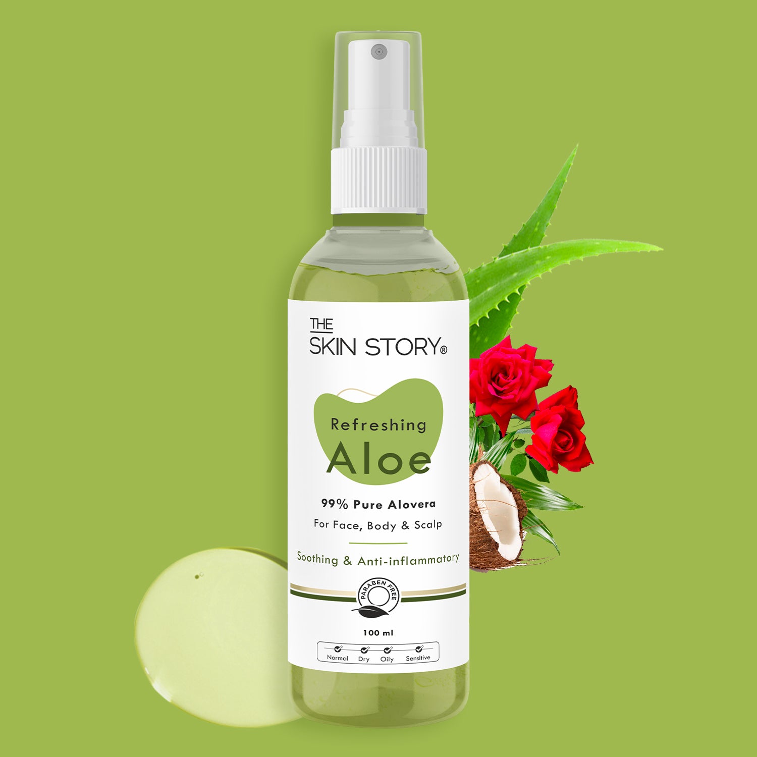 Refreshing Aloe Mist- For Face, Body & Hair, 100ml