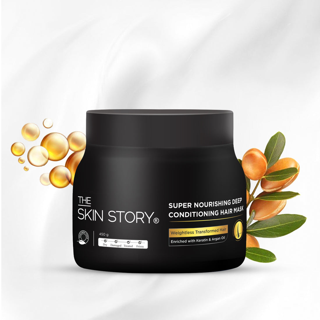 Deep Conditioning Hair Repair & Nourish Mask Strengthening Keratin & Argan Oil 450g
