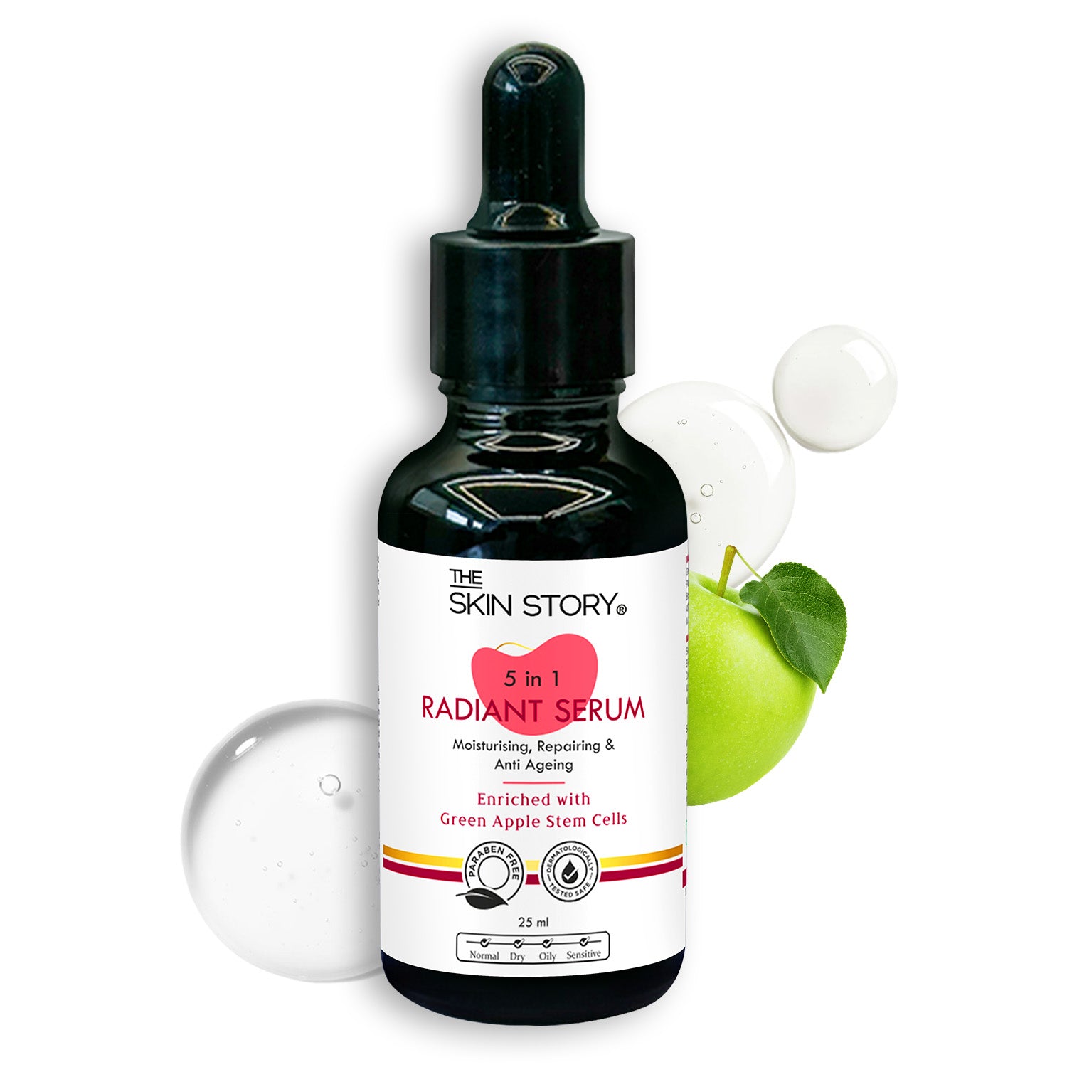5 in 1 Radiant Serum | Anti Aging Serum | Green Apple Stem Cells | 40ml