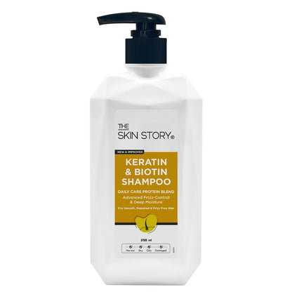 Keratin &amp; Biotin Shampoo, 250ml