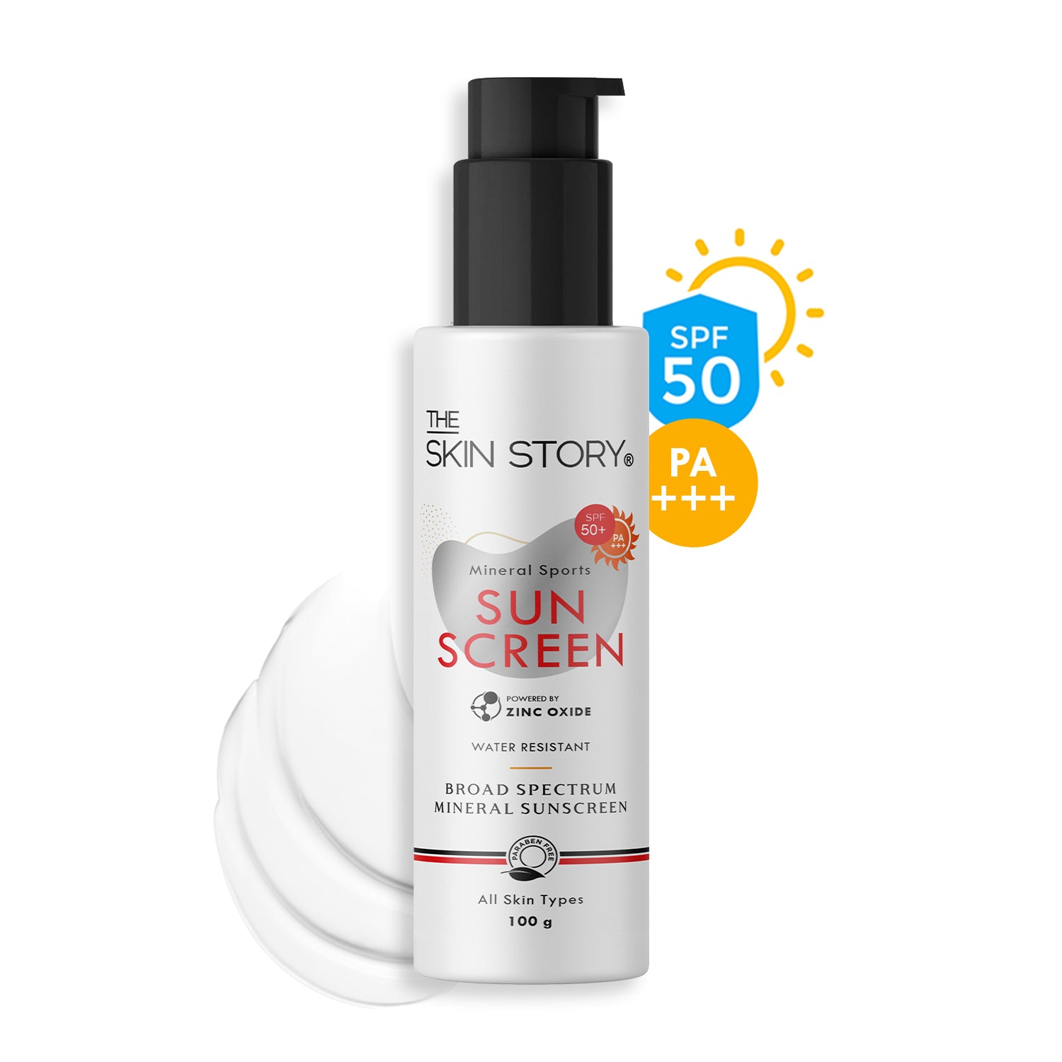Mineral Sports Sunscreen | Broad Spectrum | UVA &amp; UVB Protection | 100g