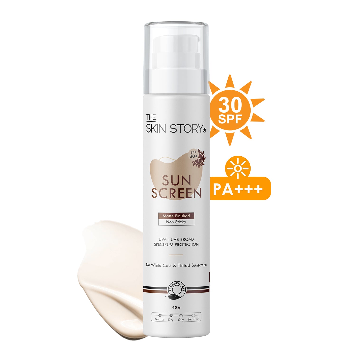 Sunscreen | SPF 30 | Broad Spectrum | UVA &amp; UVB Protection | 40g