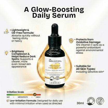 10% Vitamin C Brightening Serum - The Skin Story - Face Serum
