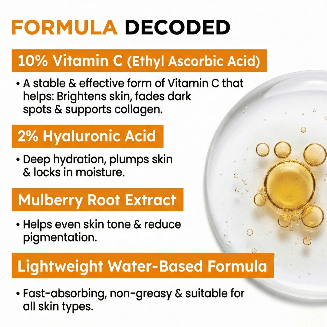 10% Vitamin C Brightening Serum - The Skin Story - Face Serum