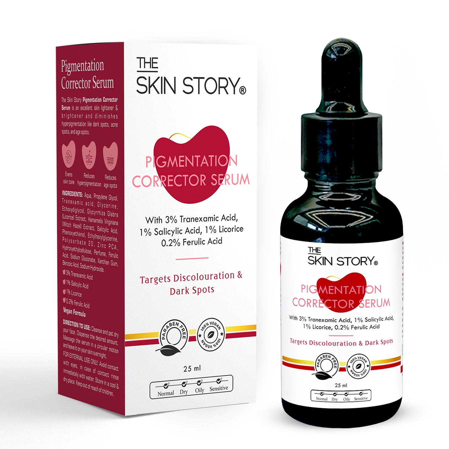 Pigmentation Corrector Serum Alpha Arbutin Anti Pigmentation Even Toned &amp; Brighter Skin 25ml