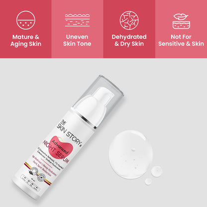 Advanced Night Serum, 25ml | Advanced Retinol &amp; Hydration Complex| Anti-Ageing | Night Repair Serum| 25ml