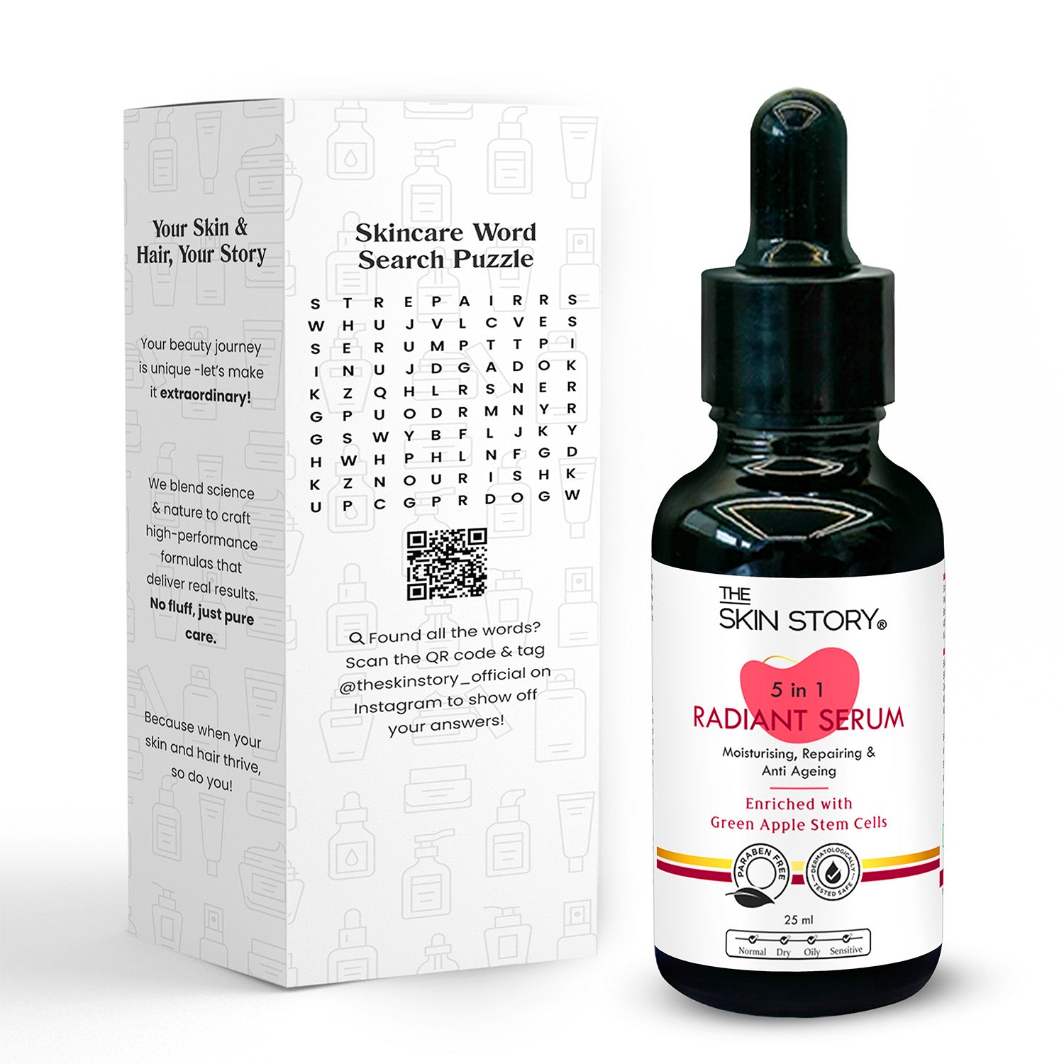5 in 1 Radiant Serum | Anti Aging Serum | Green Apple Stem Cells | 40ml