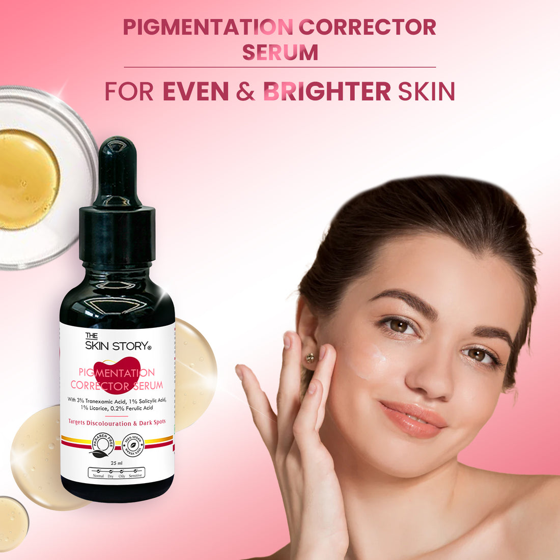 Pigmentation Corrector Serum Alpha Arbutin Anti Pigmentation Even Toned &amp; Brighter Skin 25ml