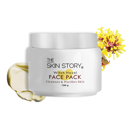 Deep Cleansing Face Pack | Dead Skin Removal | Normal to Oily Skin | Infused with Witch Hazel | 100g