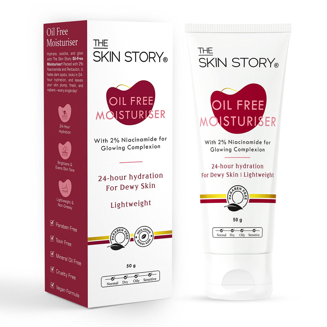 2% Niacinamide Oil - Free Moisturiser - The Skin Story - Body Care