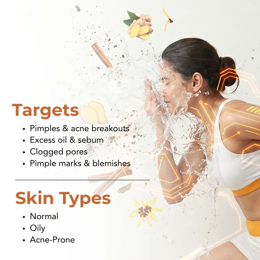 2 Steps PCOD Acne Regime with Facewash &amp; Serums - The Skin Story - 