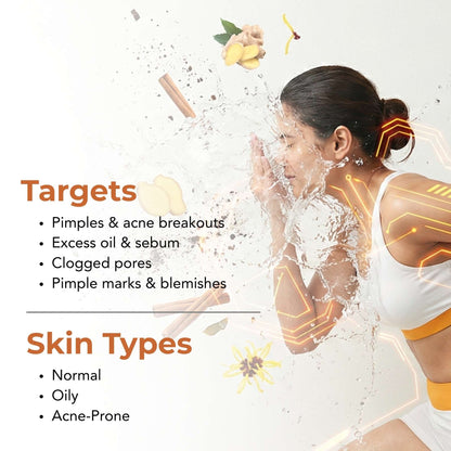 2 Steps PCOD Acne Regime with Facewash &amp; Serums - The Skin Story - 