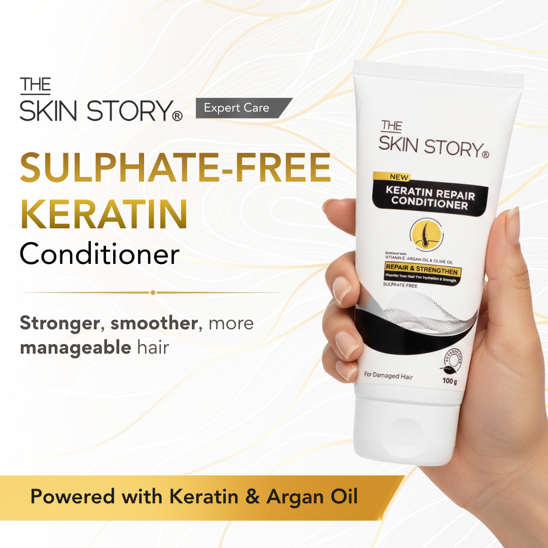 Sulphate Free Keratin Shampoo, Conditioner &amp; Heat Protection Hair Serum