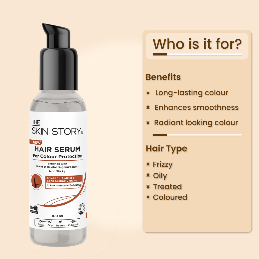 Colour Protection Hair Serum | Long Lasting Vibrant Colour | Extra Care for Coloured Hair | 100 ml