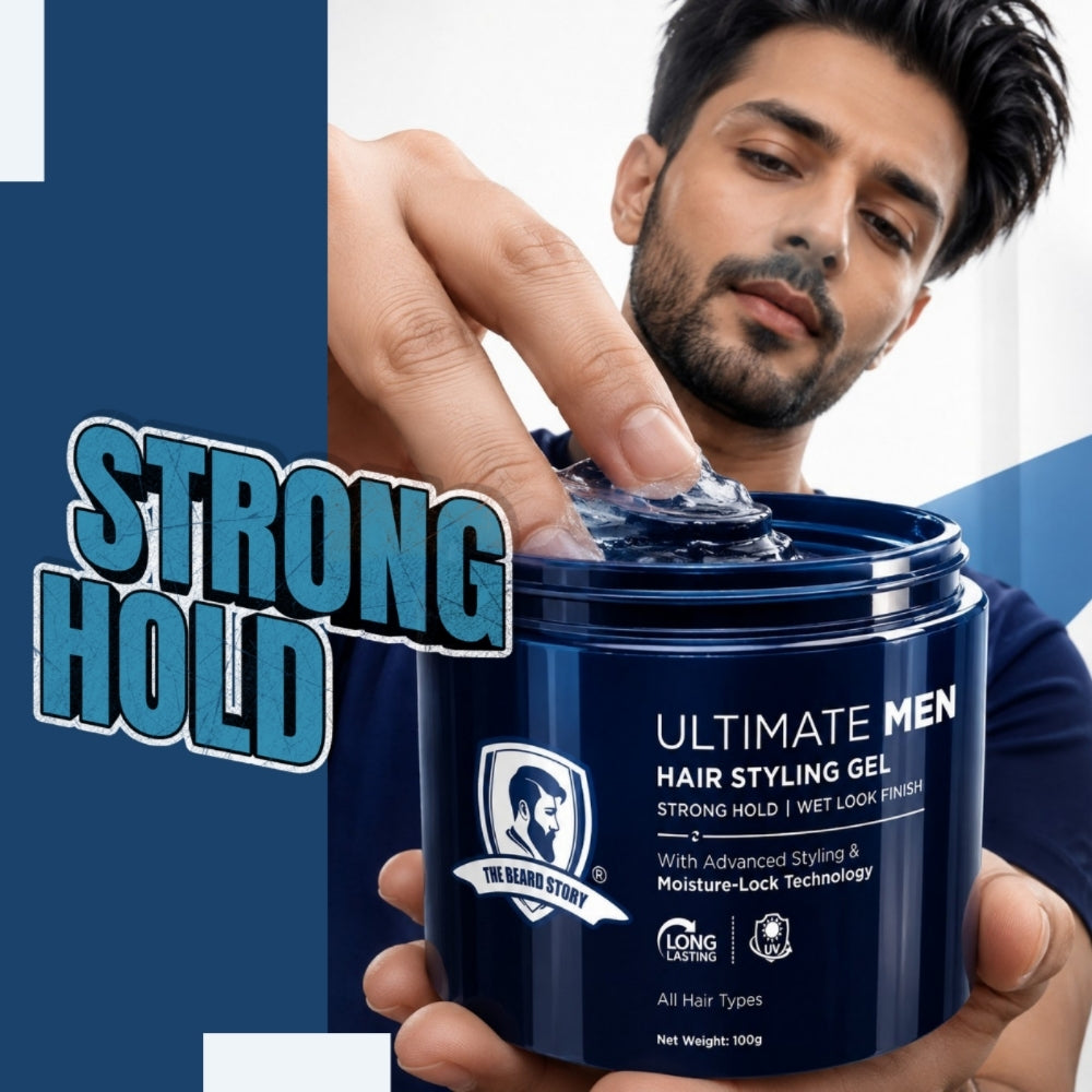 Hair Styling Gel - Strong Hold 100g