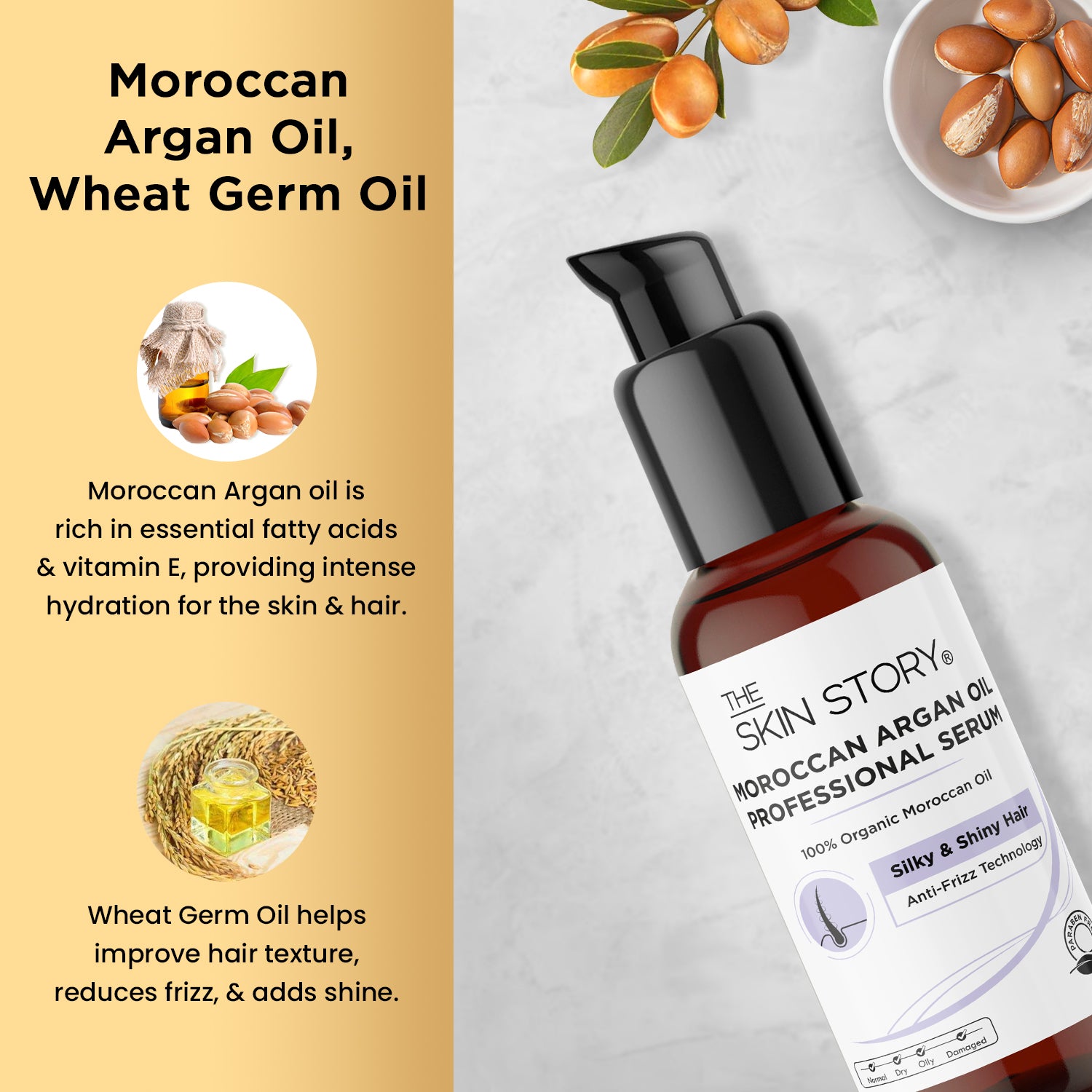 The Skin Story Moroccan Argan Oil Professional Serum, 40ml