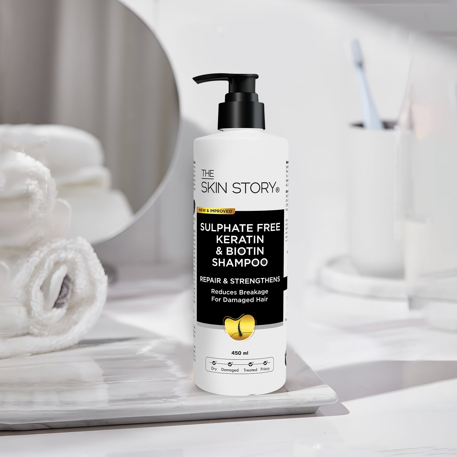 Sulphate Free Keratin Shampoo - Damage Reapir