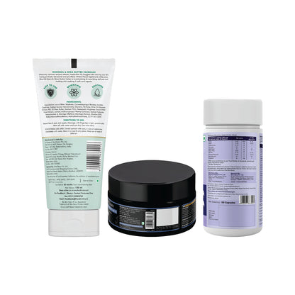 Anti Aging Combo | Radiant Day Cream | Moringa Facewash | Daily Beauty Multivitamins