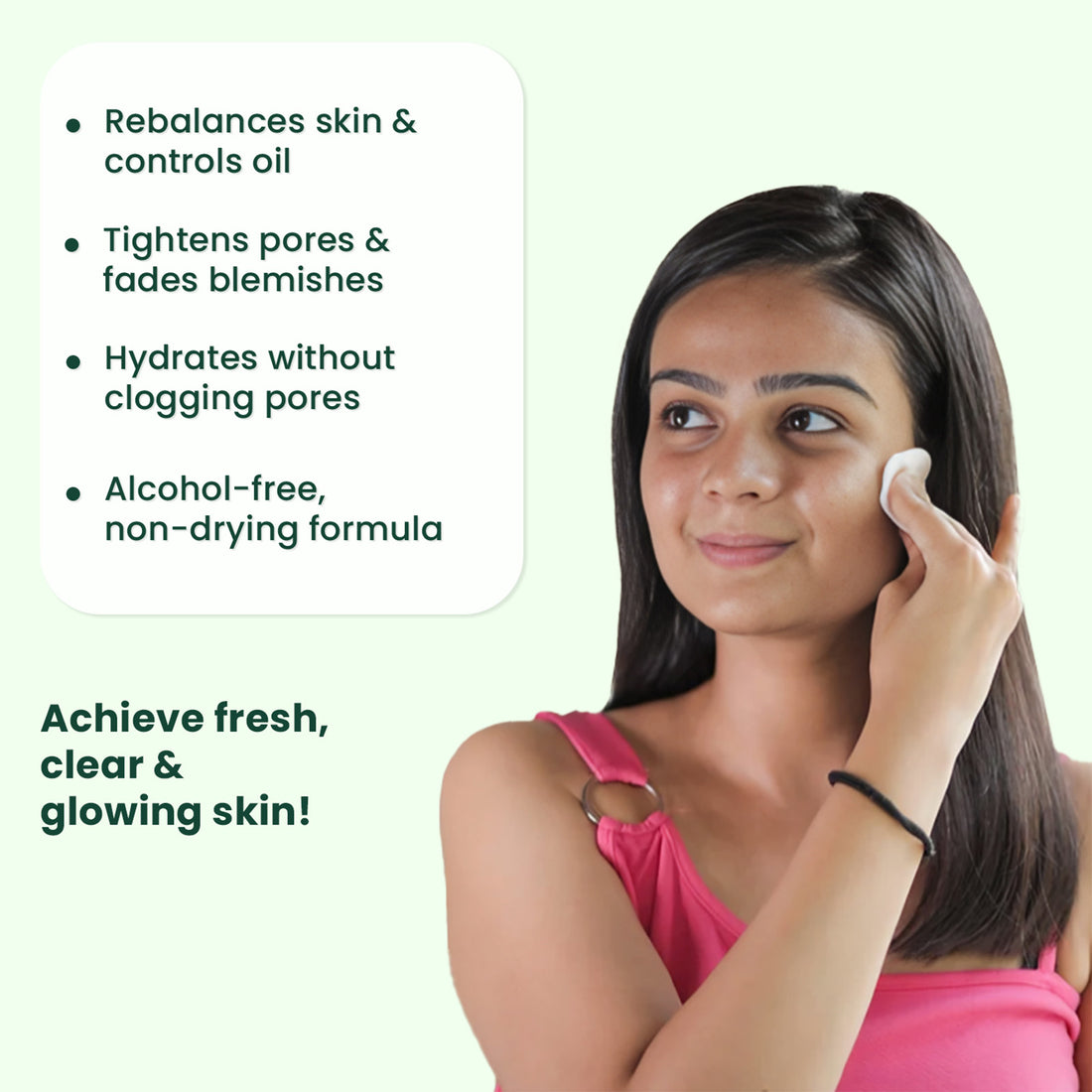 Soothing &amp; Pore Minimizing Moringa Toner | Hydrates Skin | Moringa | 100ml