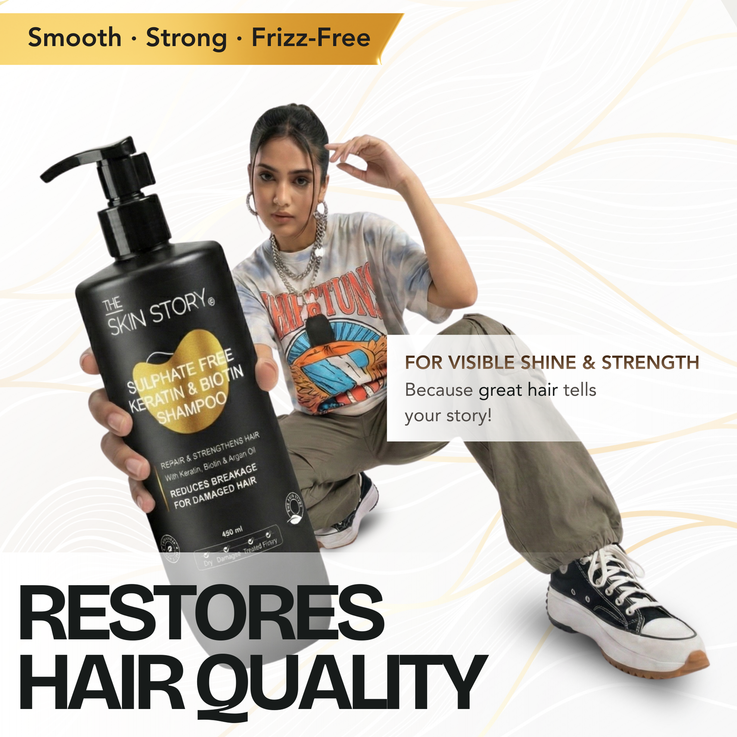 Sulphate Free Keratin Shampoo (450ml)