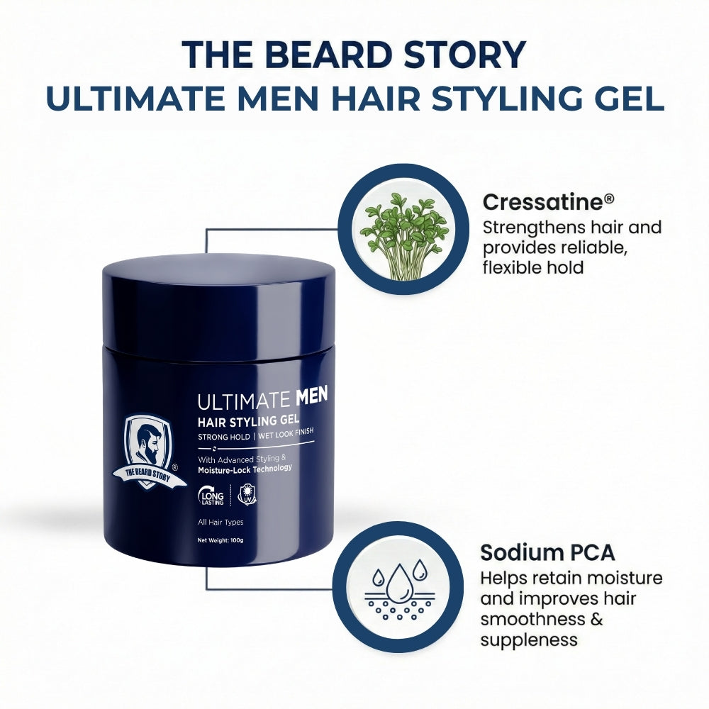 Hair Styling Gel - Strong Hold 100g