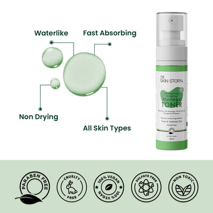 Soothing &amp; Pore Minimizing Moringa Toner, 100ml