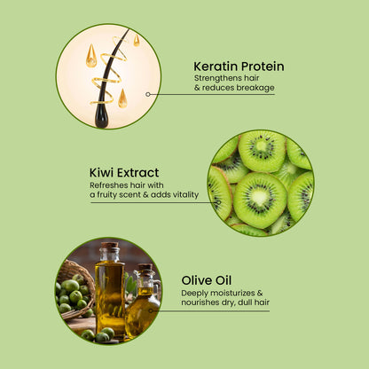 UV Protection Hair Mist | Sun Defense &amp; Shine Boost | Kiwi &amp; Olive Oil | 100ml